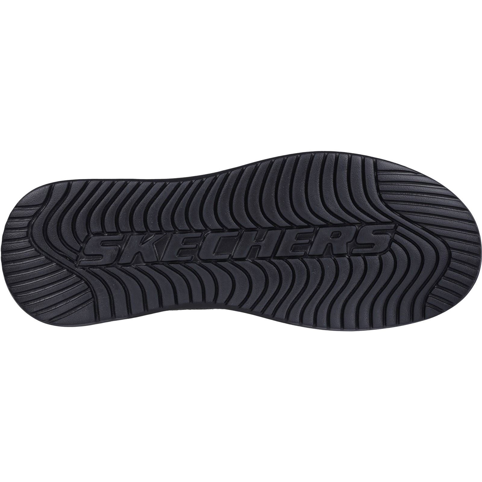 Skechers Proven - Aldeno Chaussures En Cuir Noir À Lacets Pour Hommes
