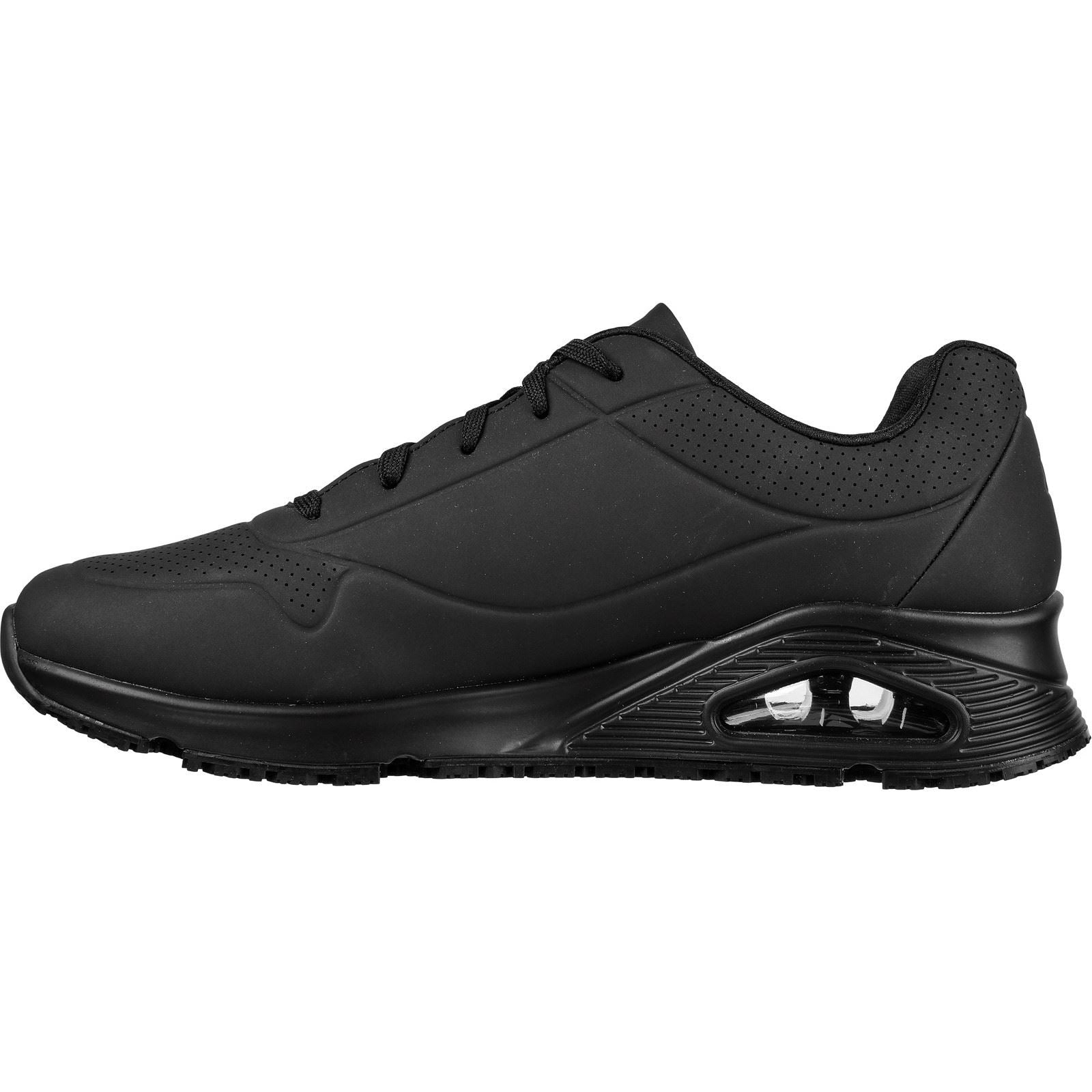 Skechers Workwear Work Relaxed Fit: Uno SR - Sutal Baskets De Sécurité Noires Pour Hommes