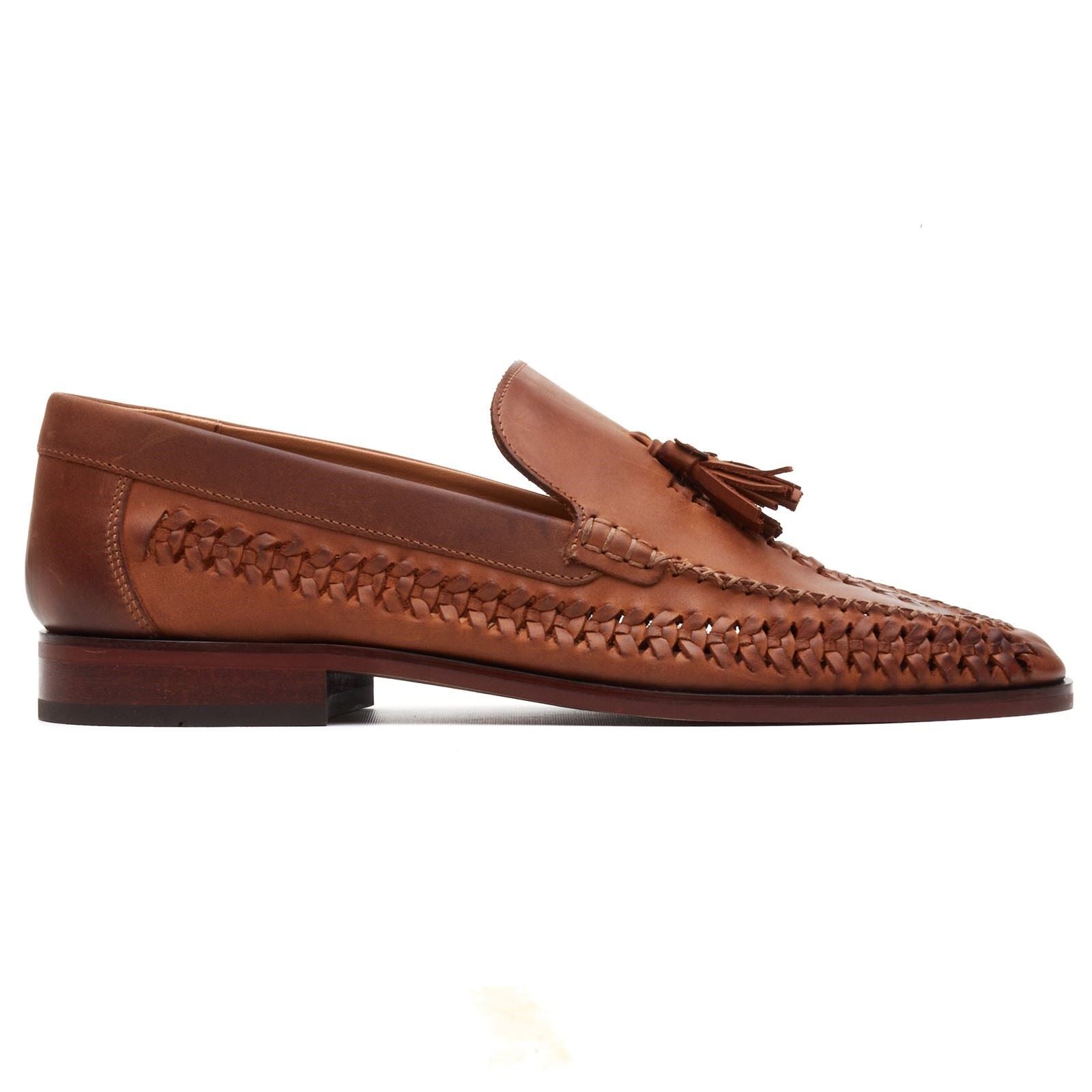 Base London Bracken Loafer Mocassins En Cuir Pour Hommes En Tan