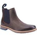 Hush Puppies Justin Chelsea Bottes En Cuir Marron Pour Hommes