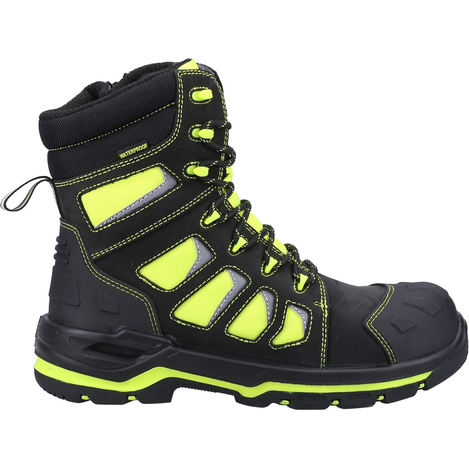 Amblers Safety Bottes De Sécurité En Cuir Jaune Beacon