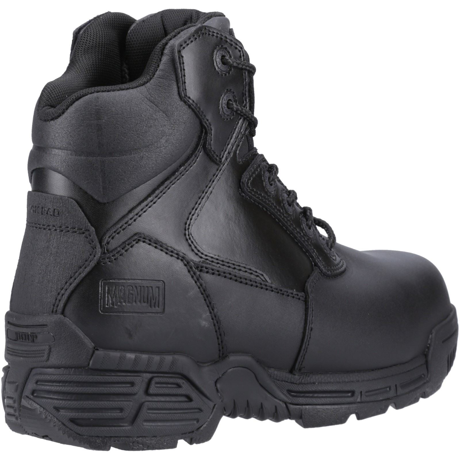 Magnum Bottes De Sécurité En Cuir Noir Stealth Force 6.0