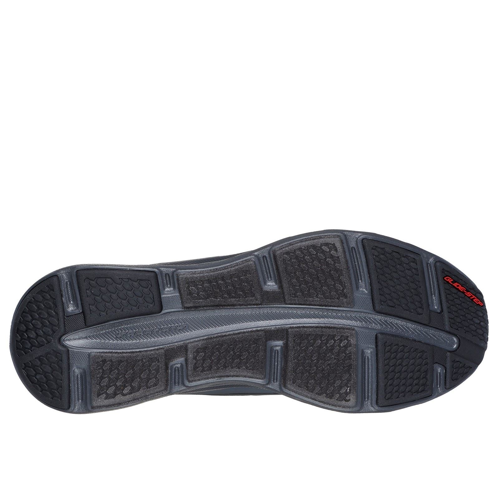 Skechers Glide-Step Altus Baskets Synthétiques Pour Hommes En Noir/Charbon De Bois