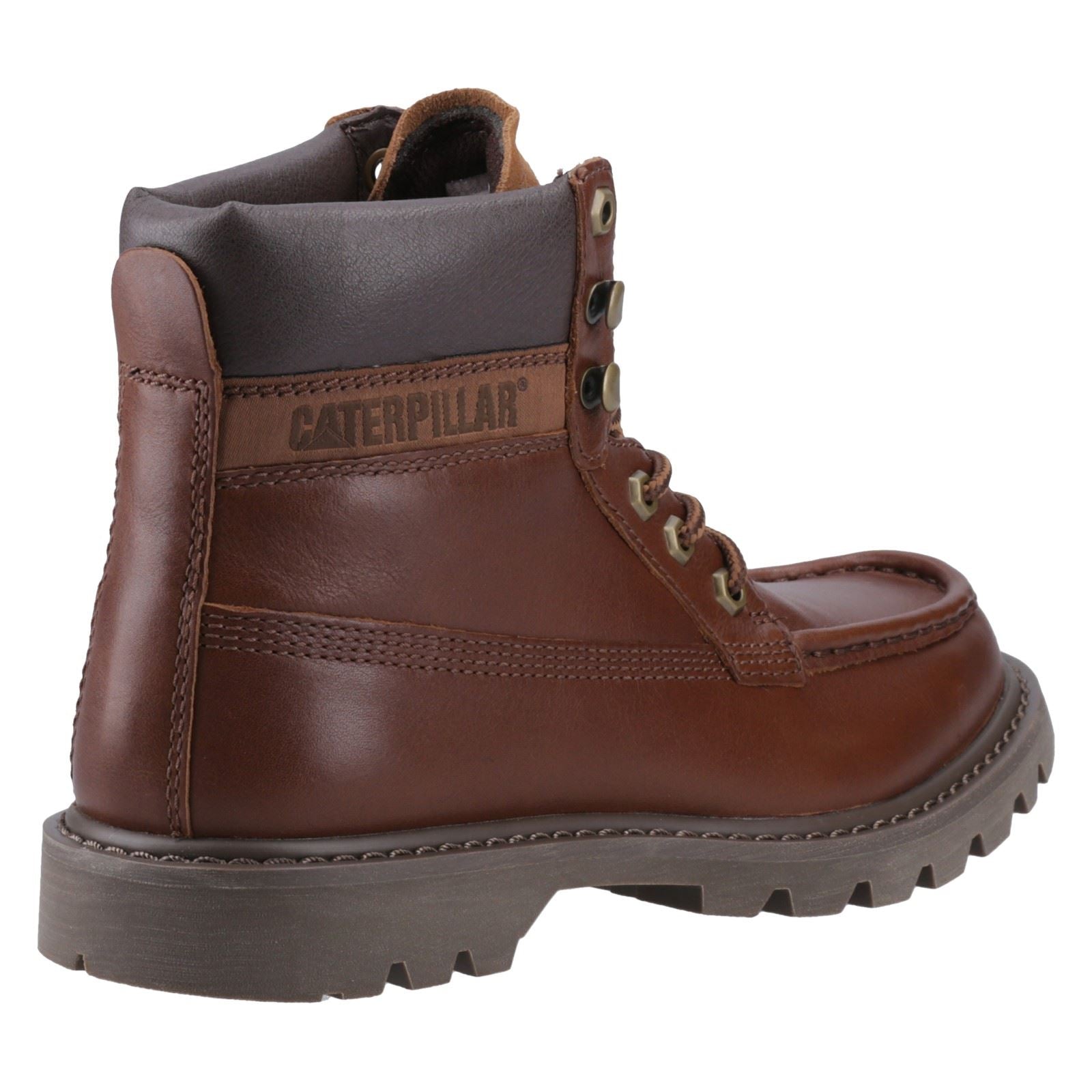 Caterpillar Colorado Moc Toe Bottes De Cheville En Cuir Pour Hommes Nuthatch