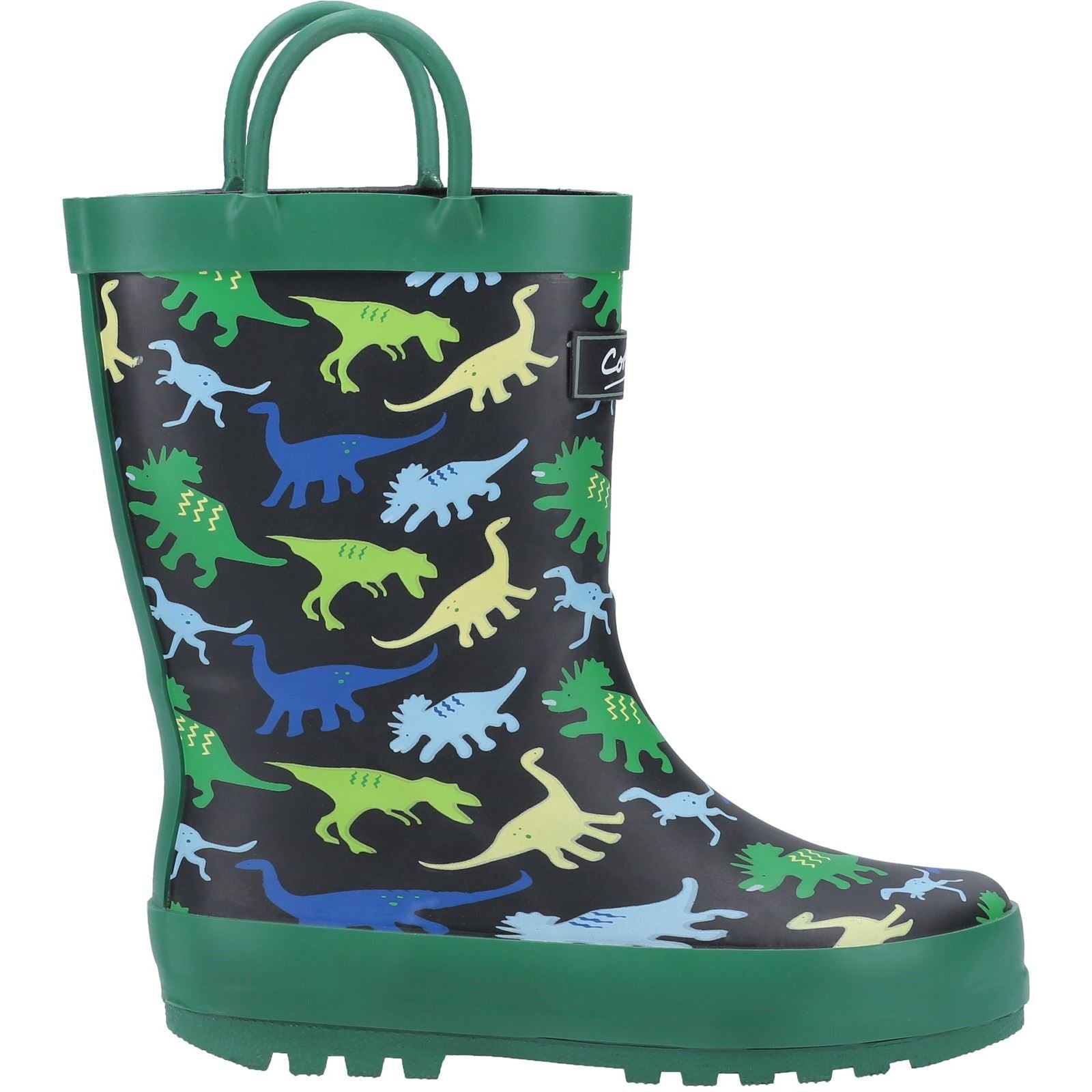 Cotswold Sprinkle Bottes En Caoutchouc De Dinosaure Wellington