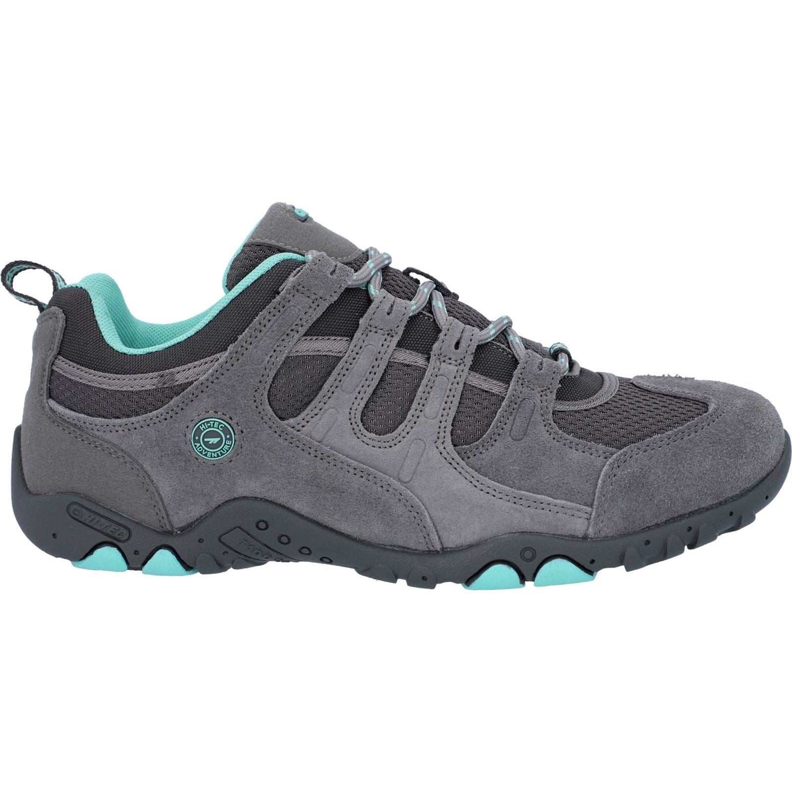 Hi-Tec Quadra II Femmes Suédoises Bottes De Randonnée Gris/menthe