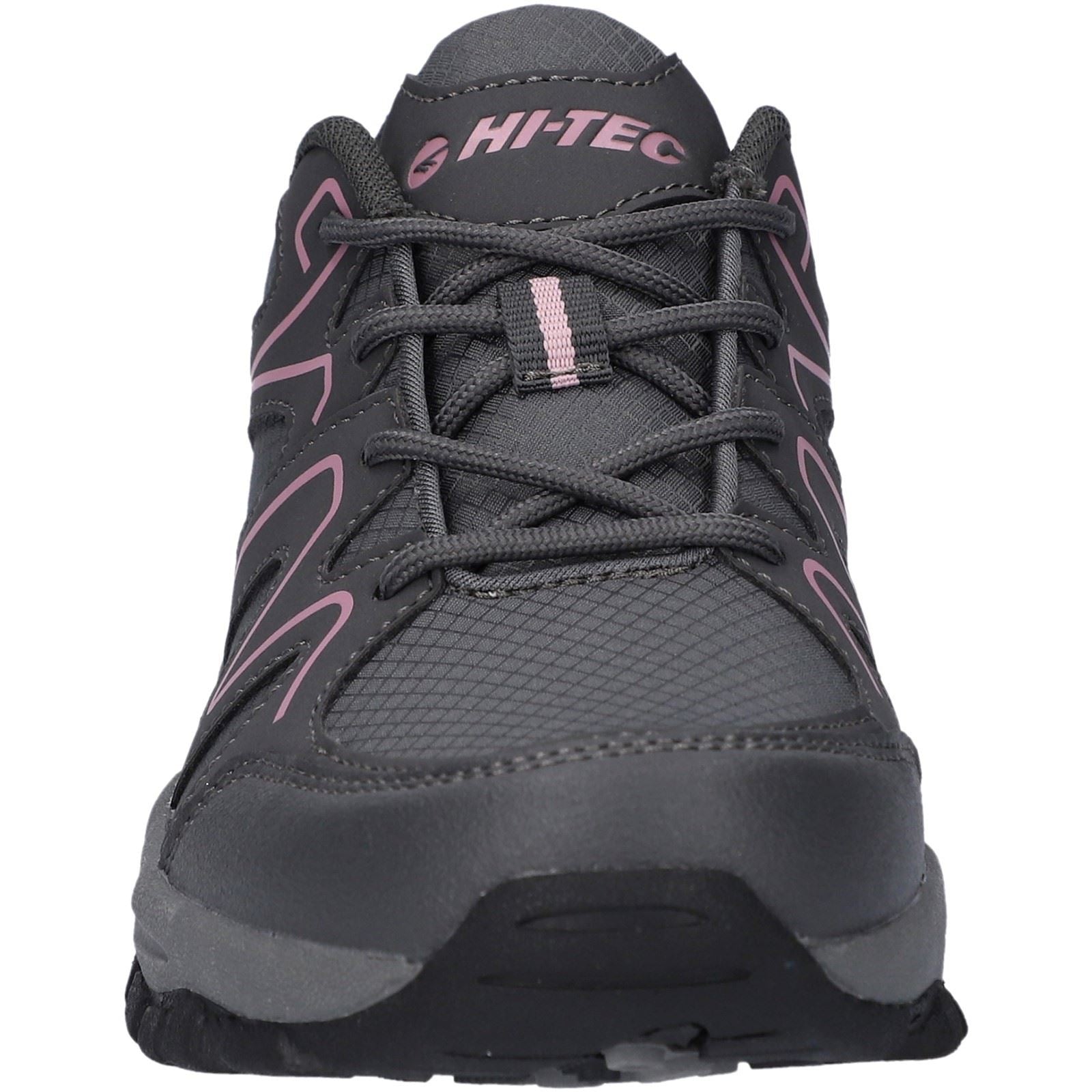 Hi-Tec Maine Bottes De Randonnée En Polyester Pour Femmes Gris Acier Anthracite
