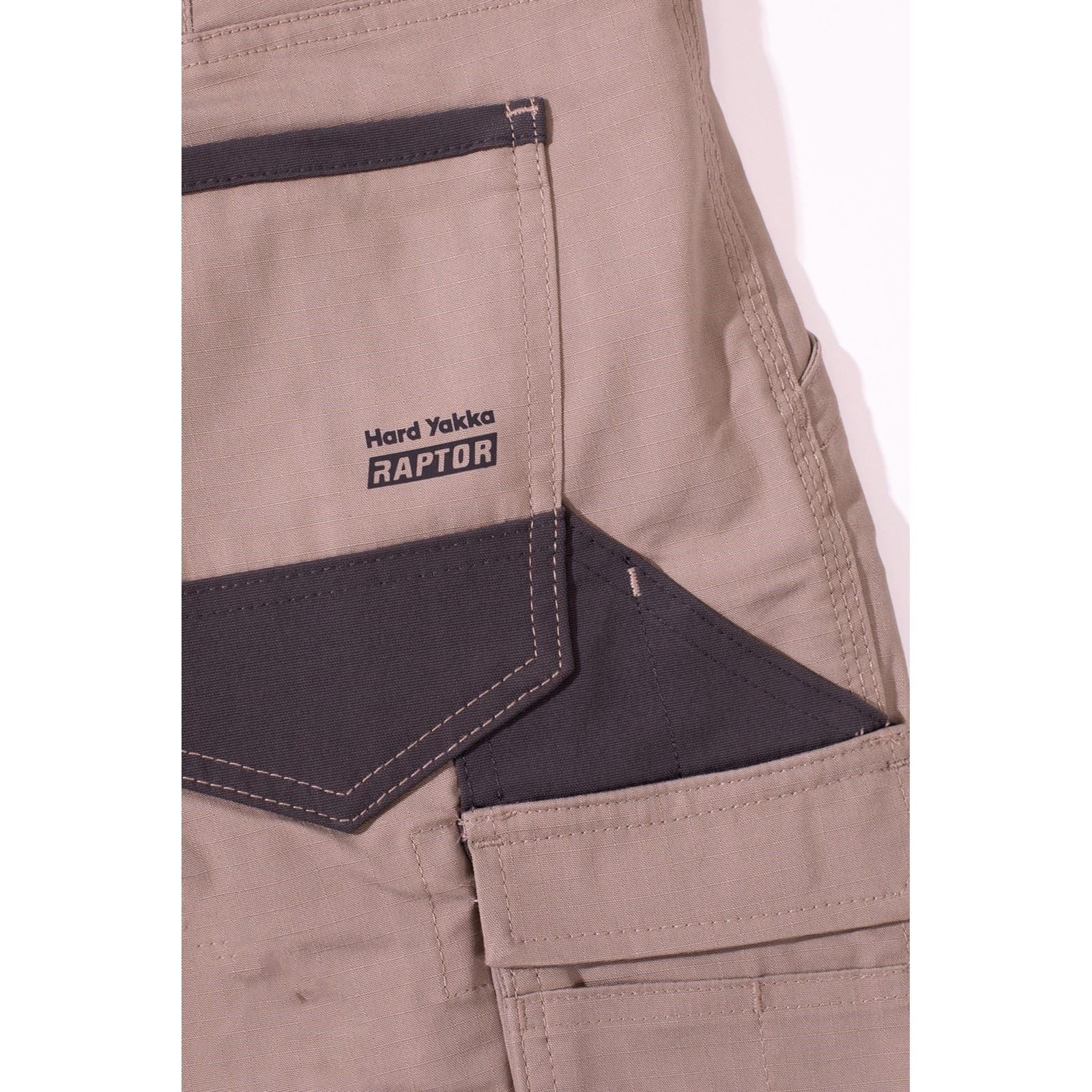 Hard Yakka Raptor Cuff Pantalons D'extérieur En Coton Pour Hommes Beige