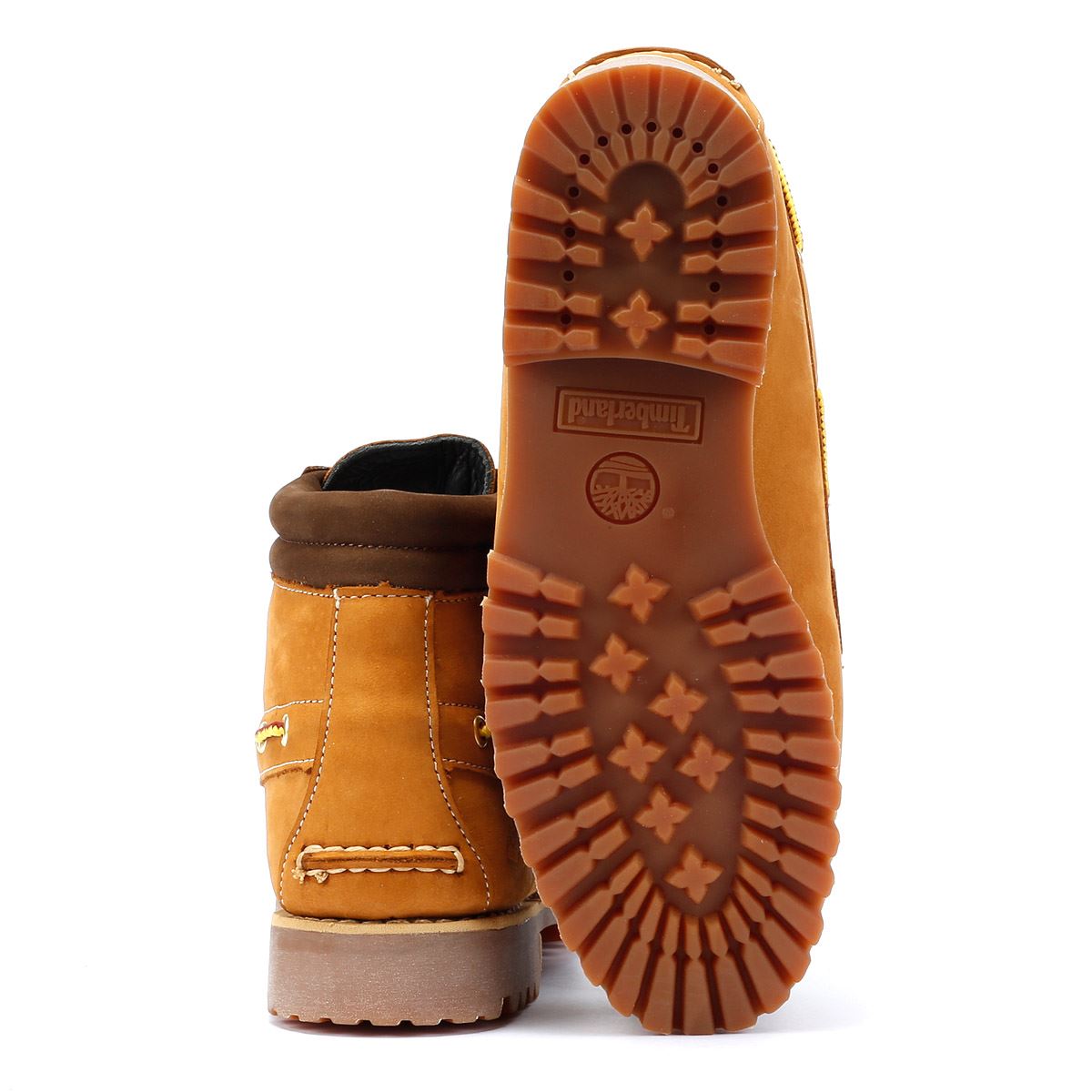 Timberland Authentic Bottes En Cuir Marron Pour Hommes