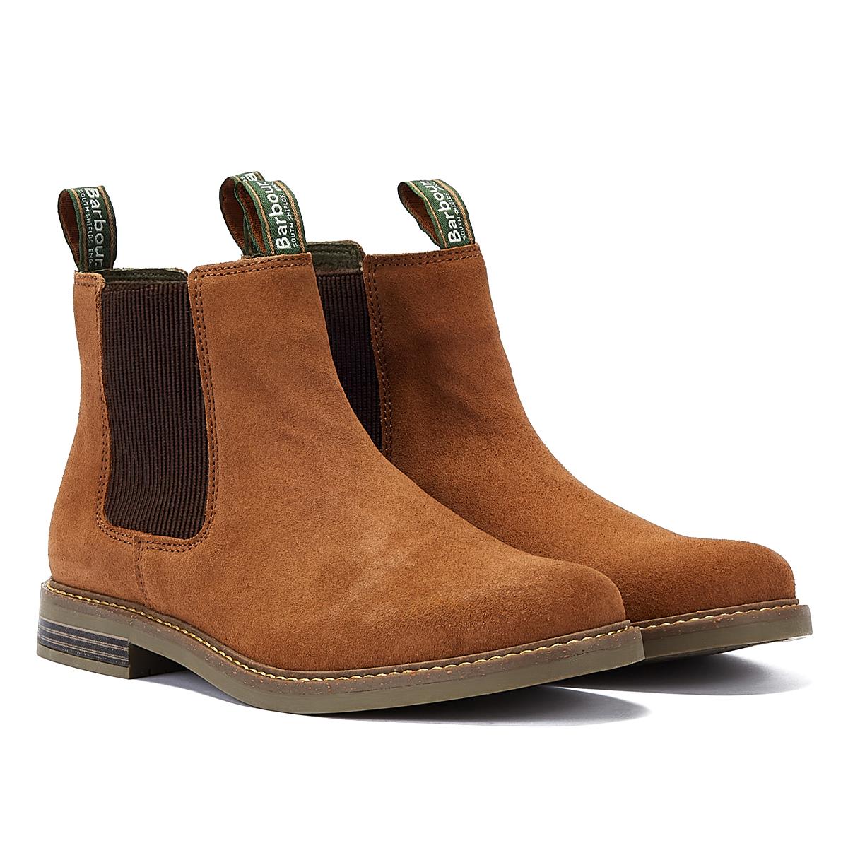 Barbour Bottes Beige En Daim Pour Homme Farsley