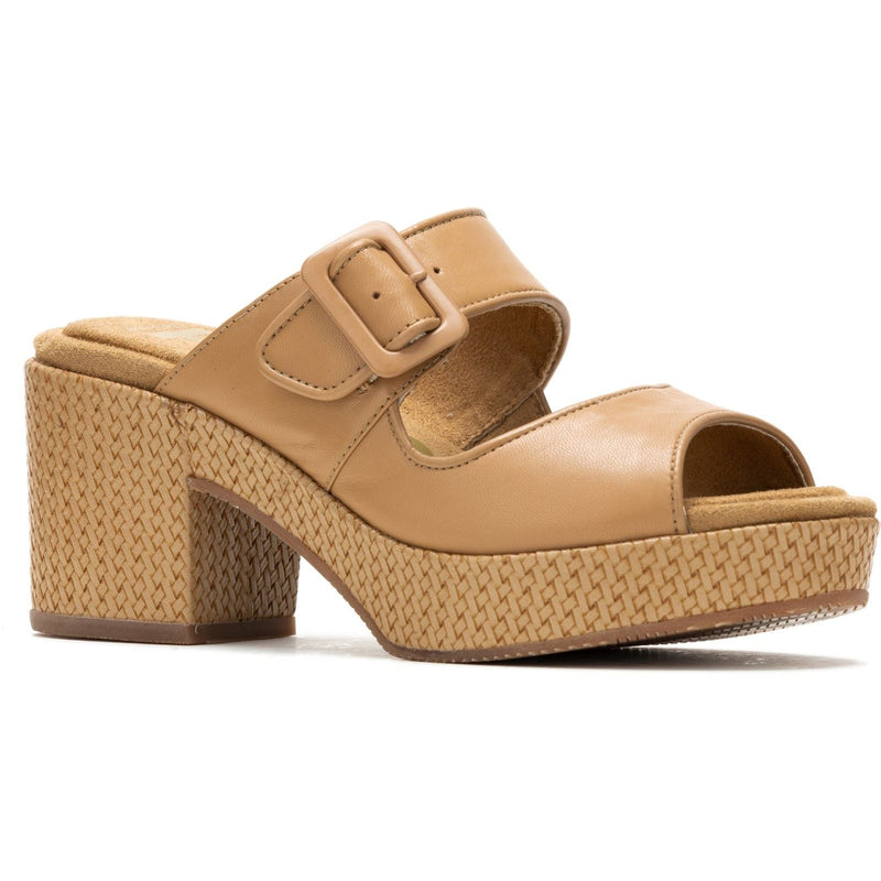 Hush Puppies Poppy Sandales En Cuir Pour Femme Couleur Tan
