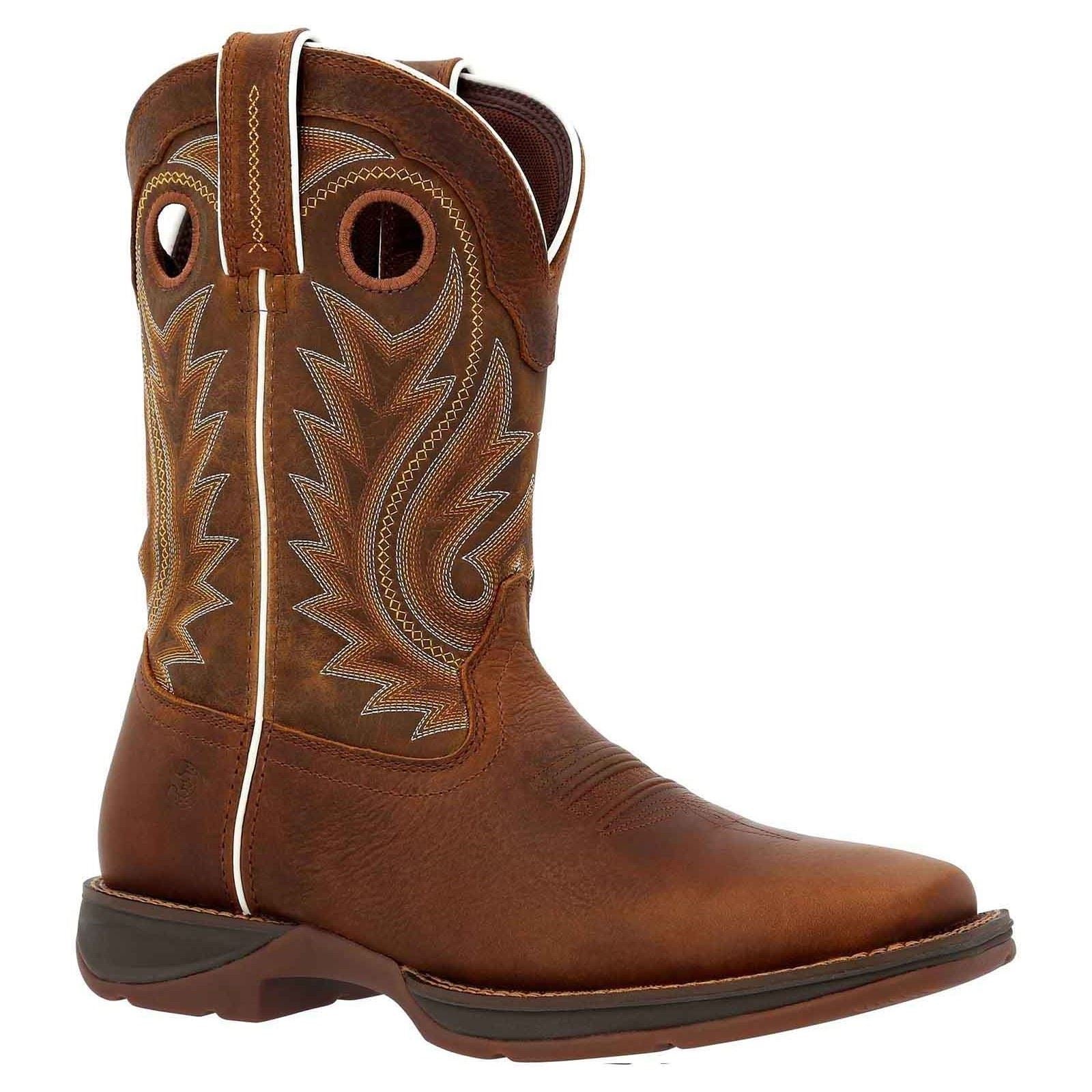 Durango Rebel Bottes En Cuir Pour Homme Couleur Selle Marron