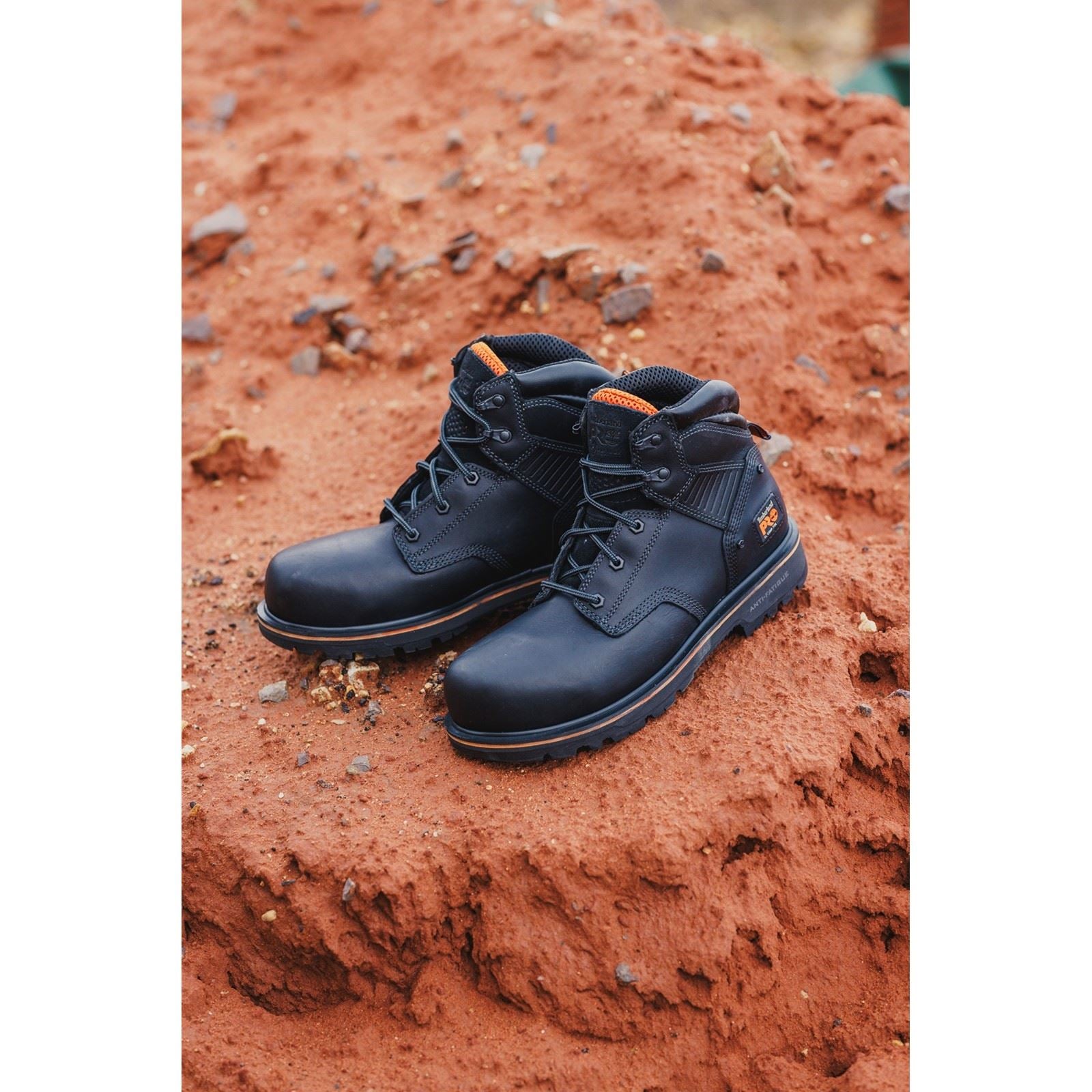 Timberland Pro Bottes De Sécurité En Cuir Ballast Noires