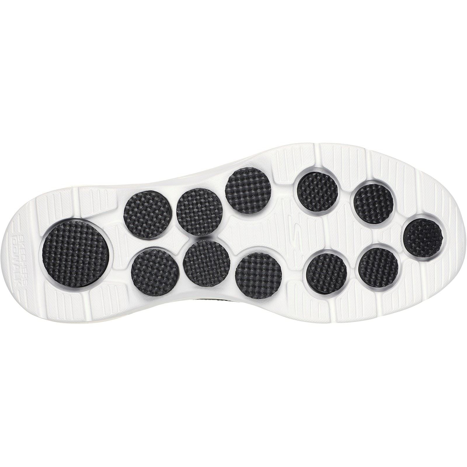Skechers GO WALK 7 Mia Sneakers Noires/Blanches Pour Femmes En Textile