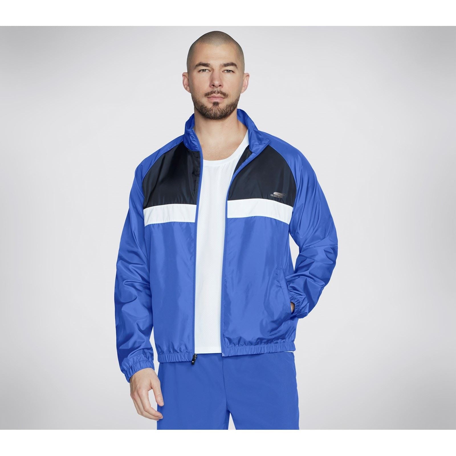Skechers Performance Speed Elite Vestes De Piste Bleues Pour Hommes