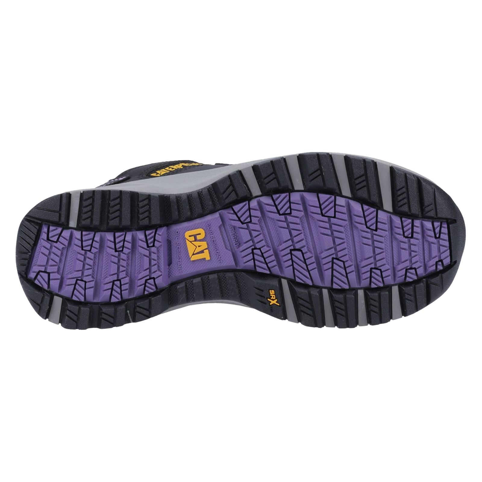 Caterpillar Baskets De Sécurité Elmore Pvc Noires/Lilas