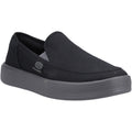 HEYDUDE Sunapee Canvas Mocassins Pour Hommes En Coton 100% Noir / Anthracite
