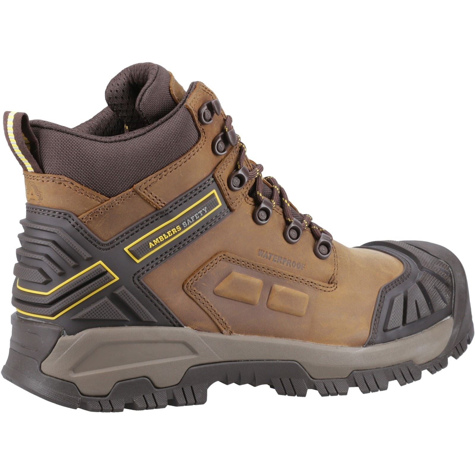 Amblers Safety Bottes De Sécurité En Cuir Marron Quarry