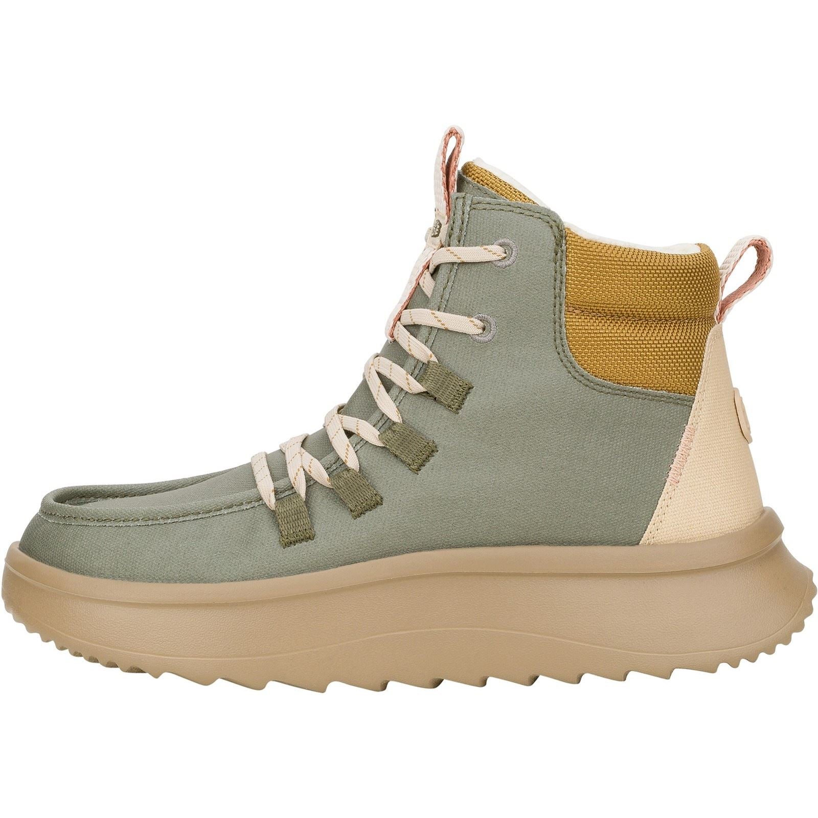 HEYDUDE Wendy Peak Apres Bottes Olives Pour Femmes