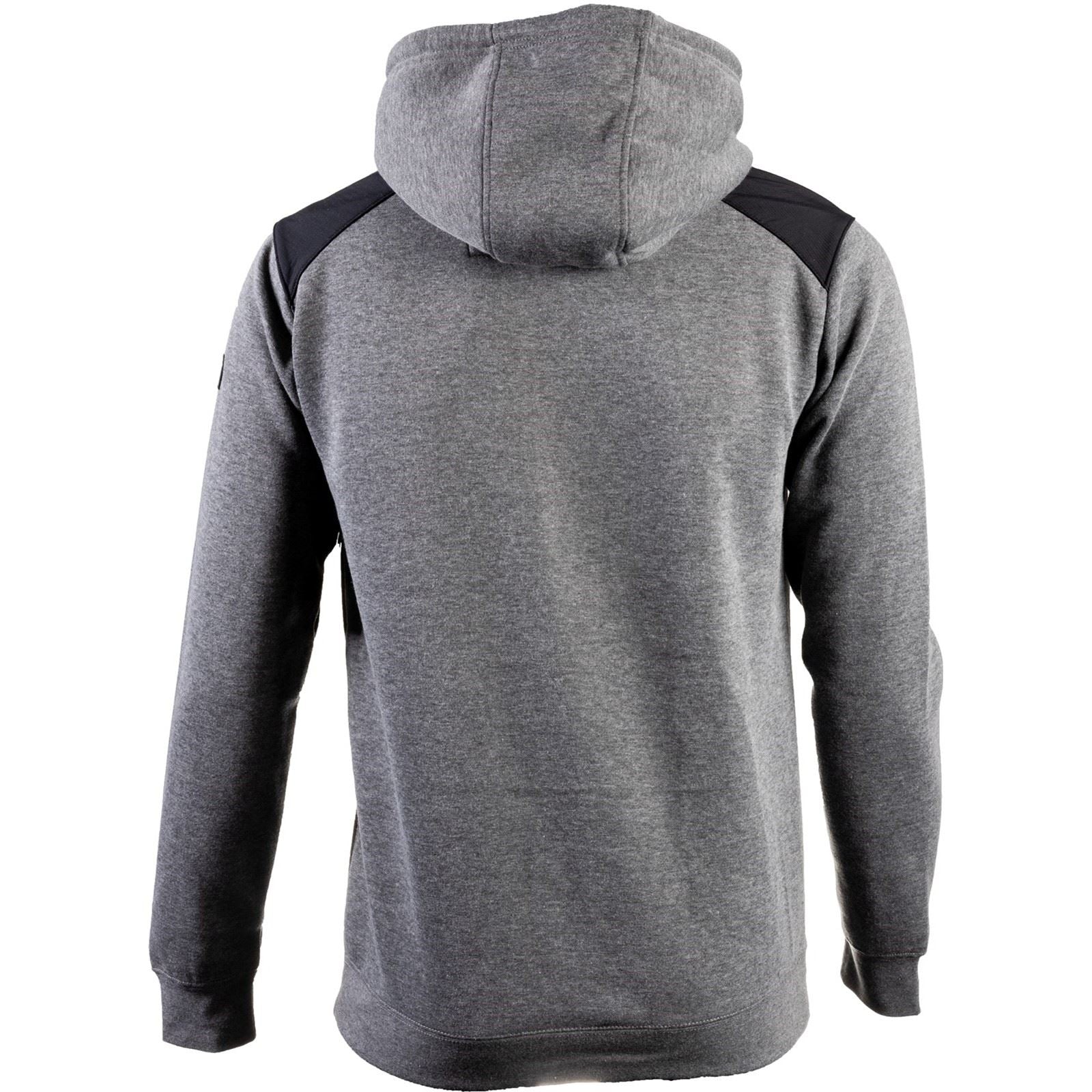 Caterpillar Essentials Sweat À Capuche Gris En Polyester Pour Homme
