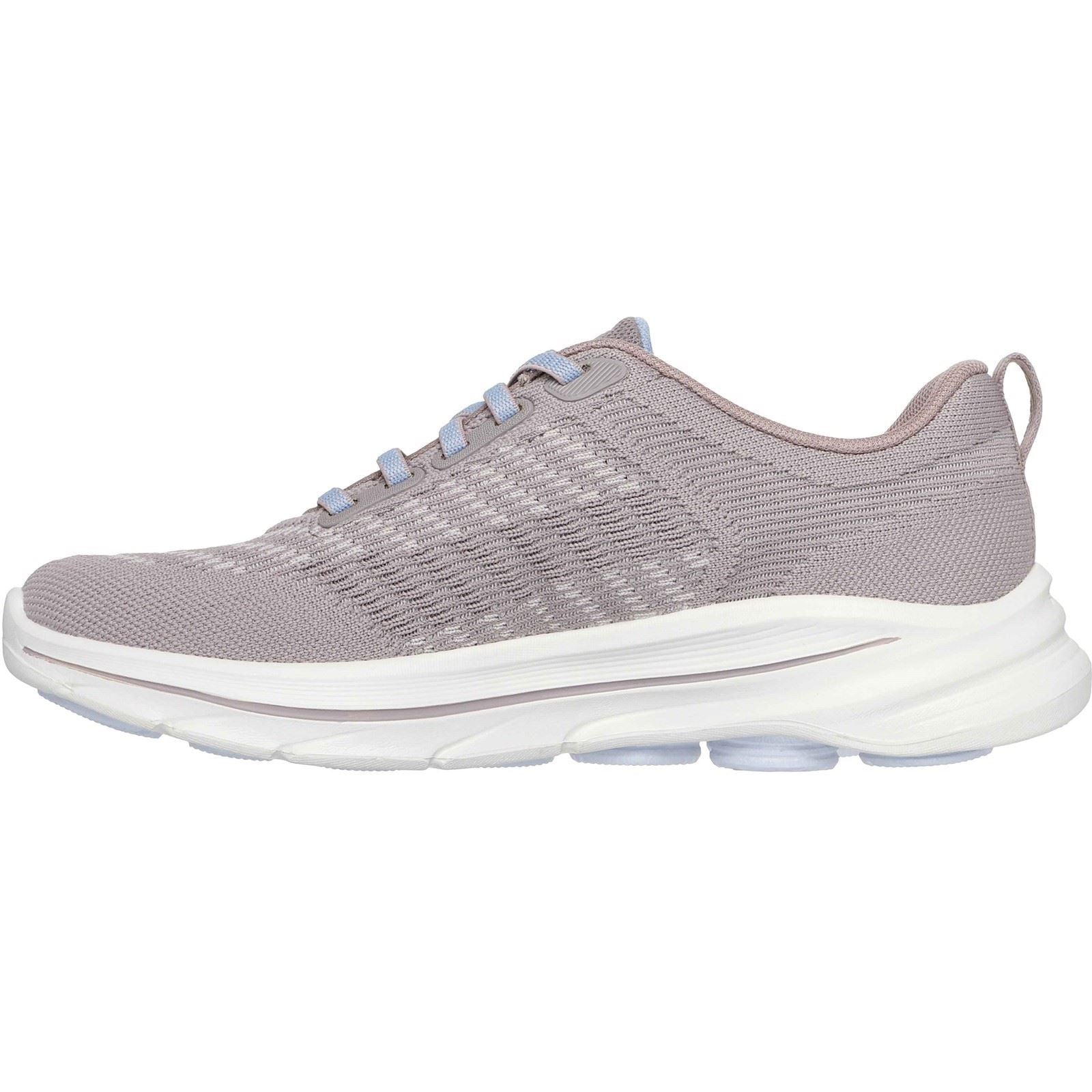Skechers GO WALK 8 Britt Baskets Femme Taupe/Bleu Textile