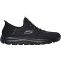 Skechers Summits Key Pace Sneakers Noires Pour Homme En Textile