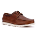 Ben Sherman Soho Chaussures Hommes En Daim Marron À Lacets