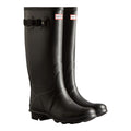 Hunter Huntress Wide Bottes En Caoutchouc Pour Femmes, Noires