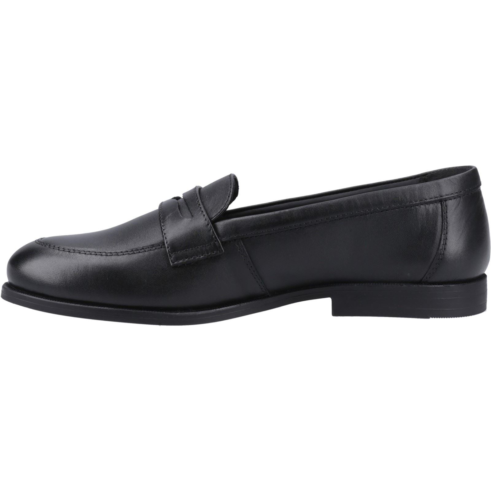 Pod Islay Chaussures Plates Noires Pour Filles En Cuir