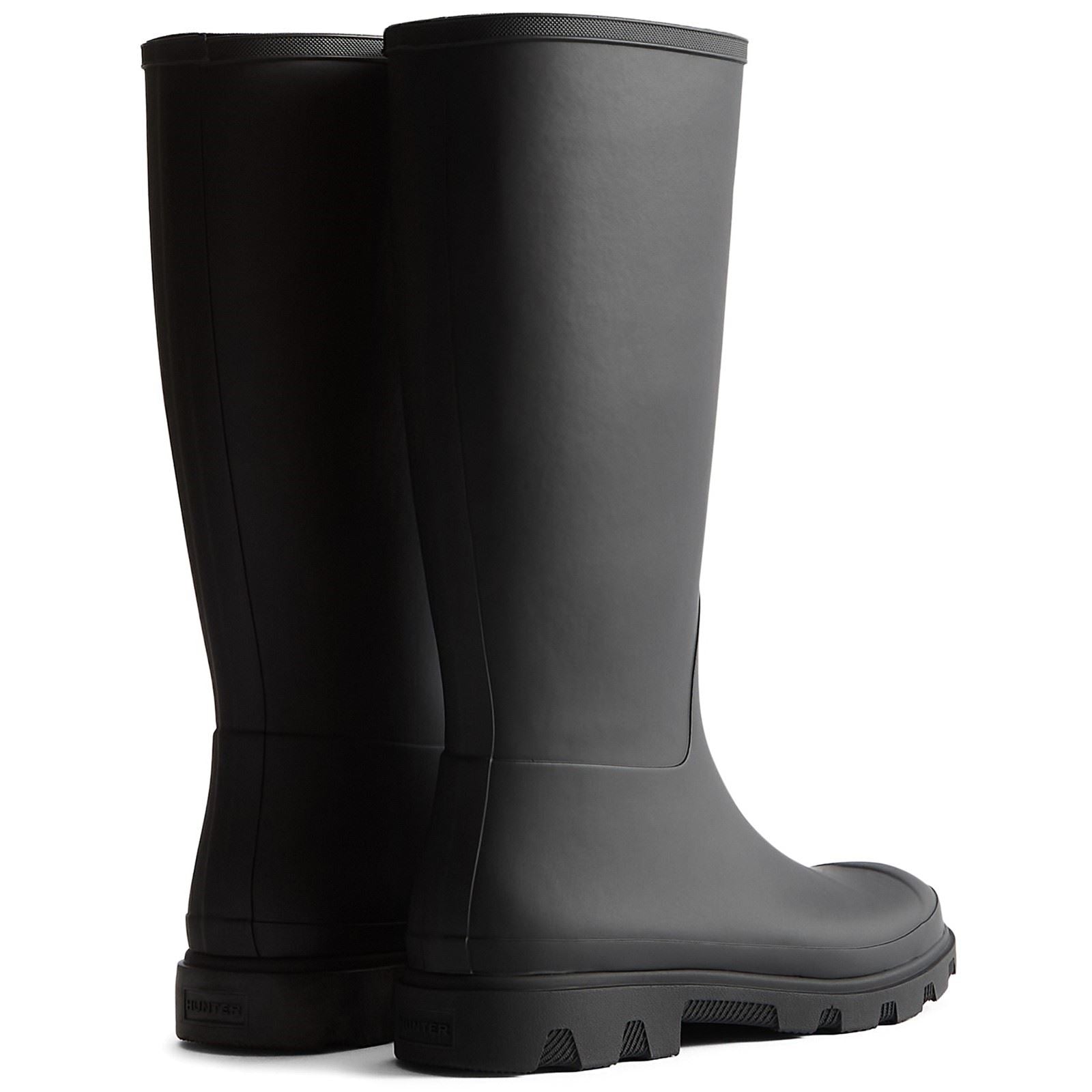 Hunter Downpour Tall Boot Bottes En Caoutchouc Noires Pour Hommes