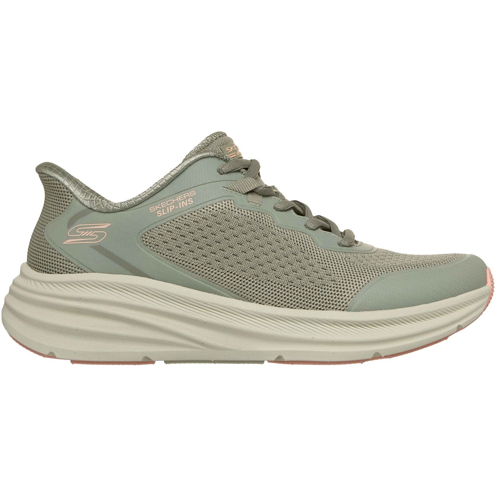 Skechers BOBS Skillz Baskets Olive Femme Textile