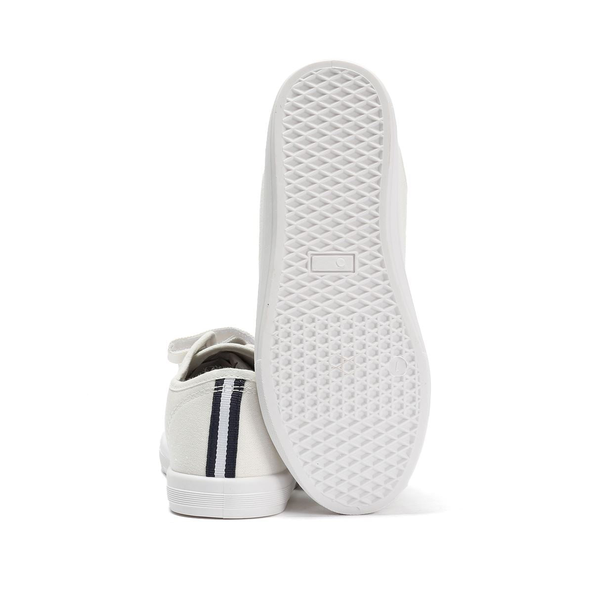 Penguin Junior Sparton Hook and loop Baskets Blanches En Textile