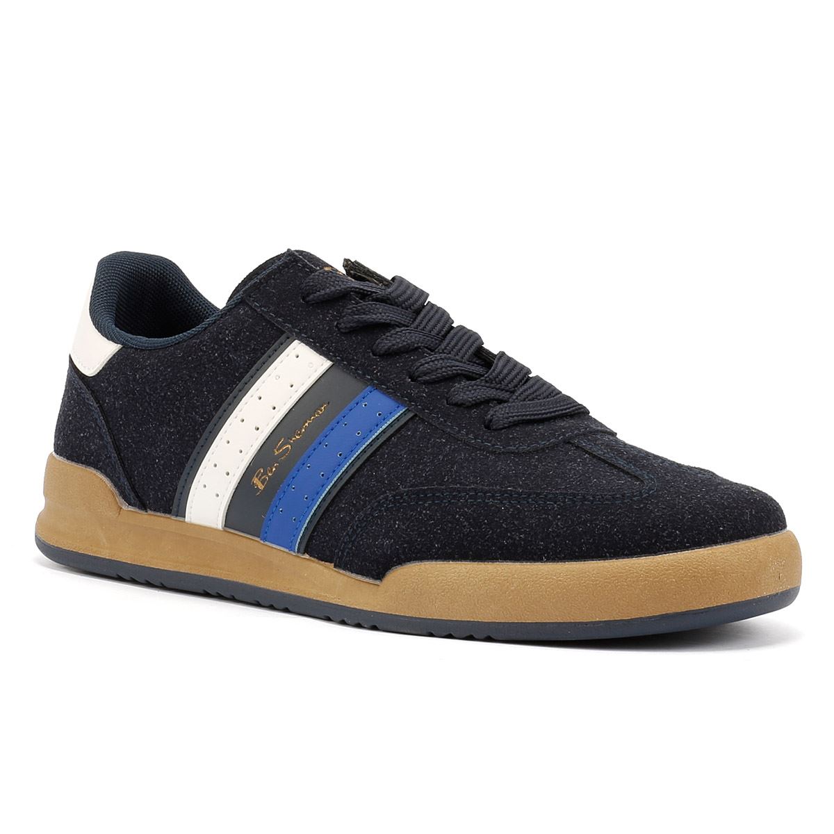 Ben Sherman Sokka Baskets Bleues Pour Hommes