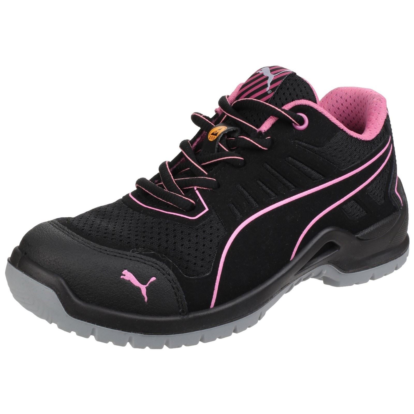 Puma Safety Baskets De Sécurité Noires Pour Femmes Fuse Tech Textile