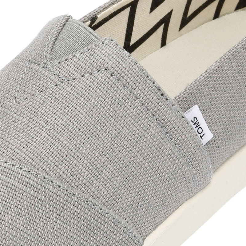 TOMS Alpargata Plus Heritage Espadrilles En Toile Grise Pour Femme
