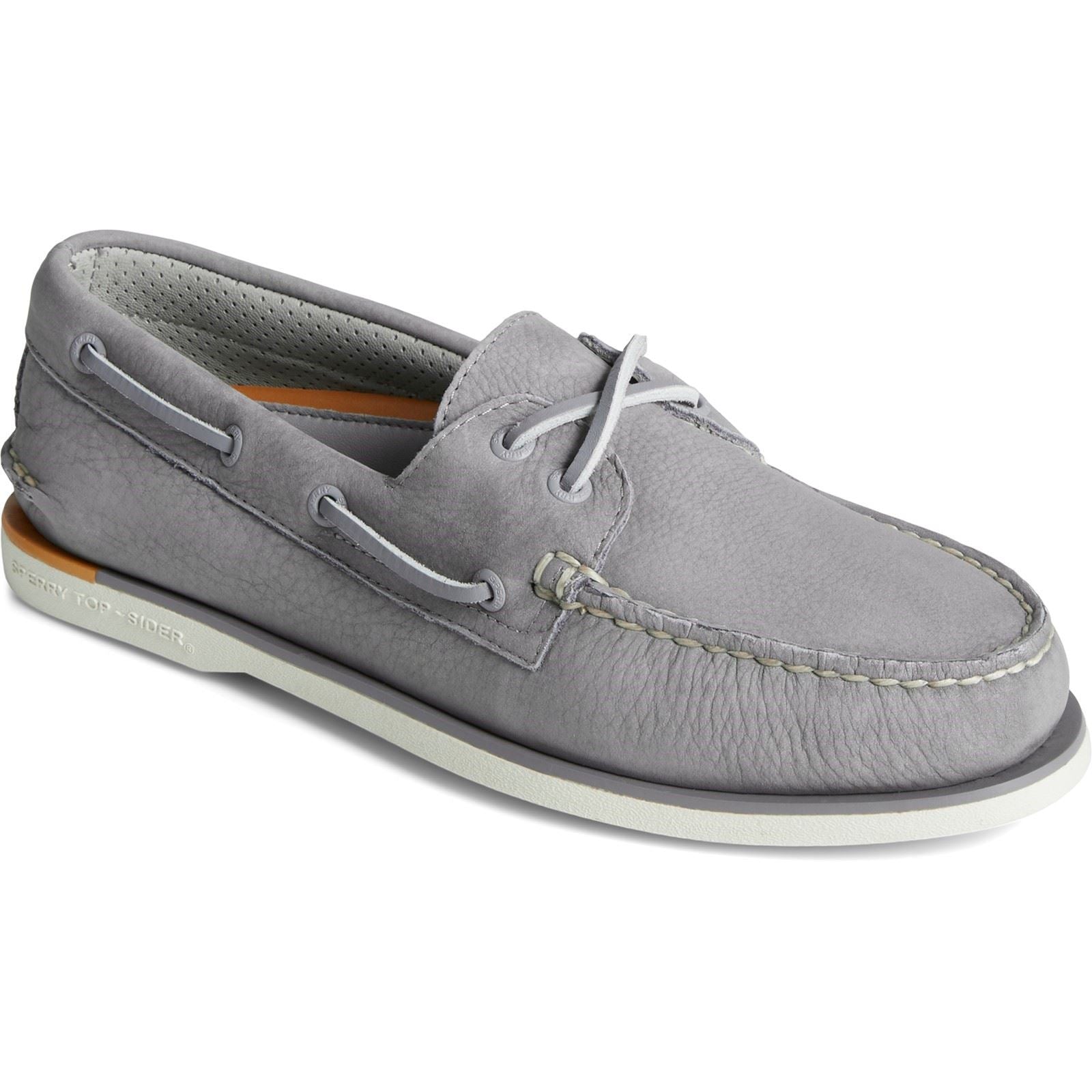 Sperry Gold Authentic Original 2-Eye Chaussures Bateau Grises Pour Hommes En Nubuck