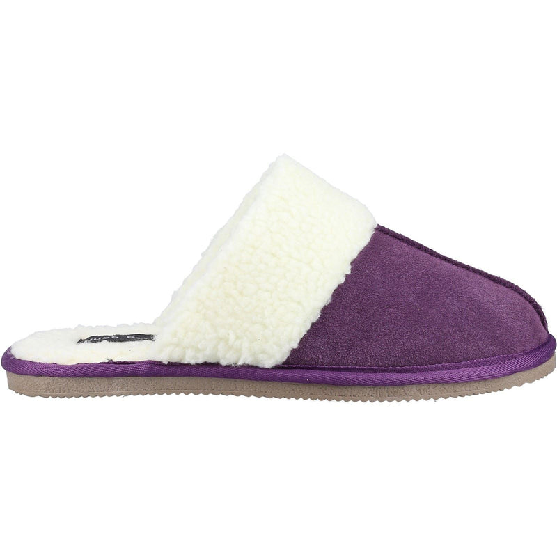 Hush Puppies Arianna Chaussons Violets En Daim Pour Femmes
