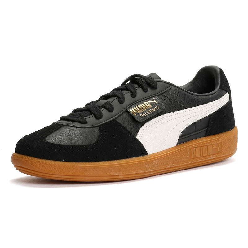 Puma Palermo Baskets En Cuir Noir