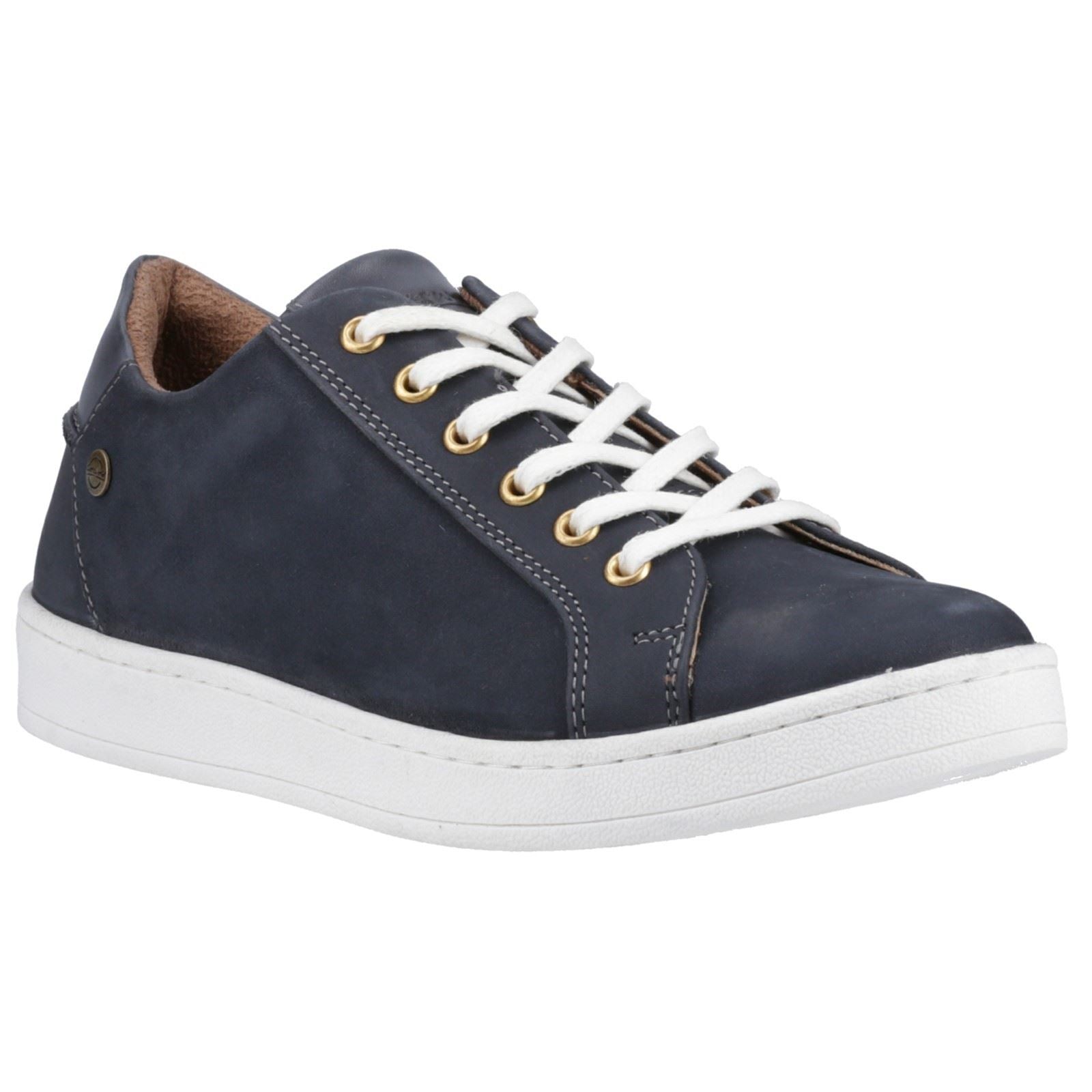 Cotswold Radcot Chaussures De Sport En Cuir Pour Femmes, Couleur Marine