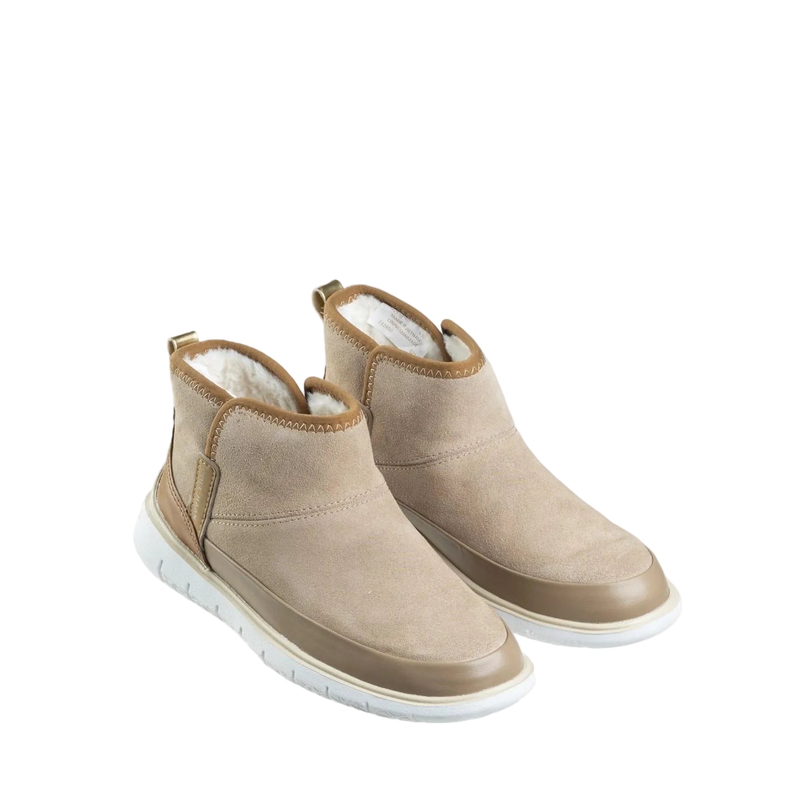 Cole Haan Generation ZeroGrand Bottes En Cuir Beige Pour Femmes