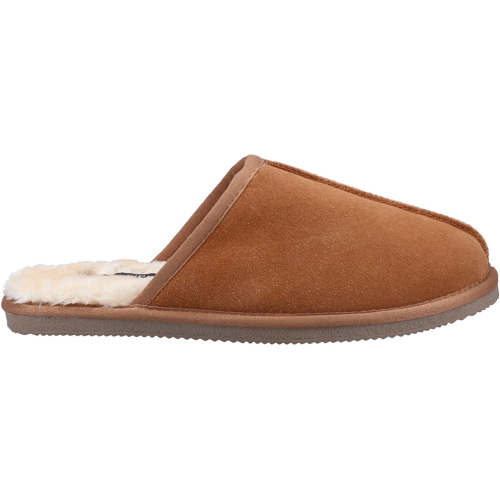 Hush Puppies Coady Chaussons Pour Hommes En Daim Couleur Beige