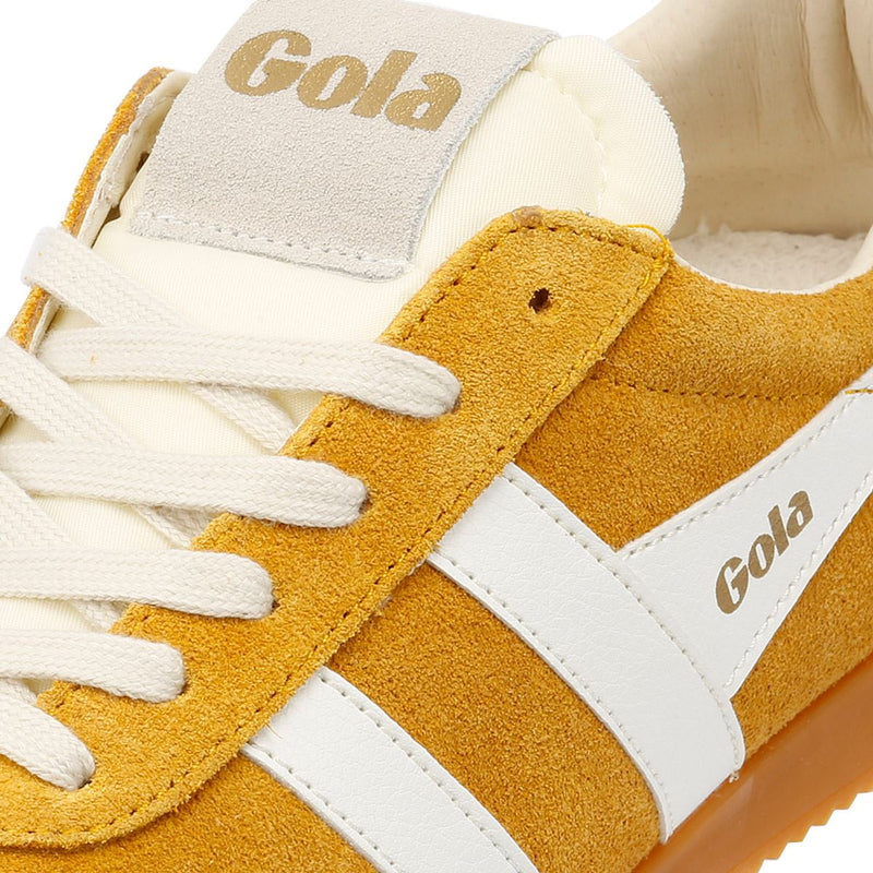 Gola Elan Baskets Jaunes Pour Femmes En Daim