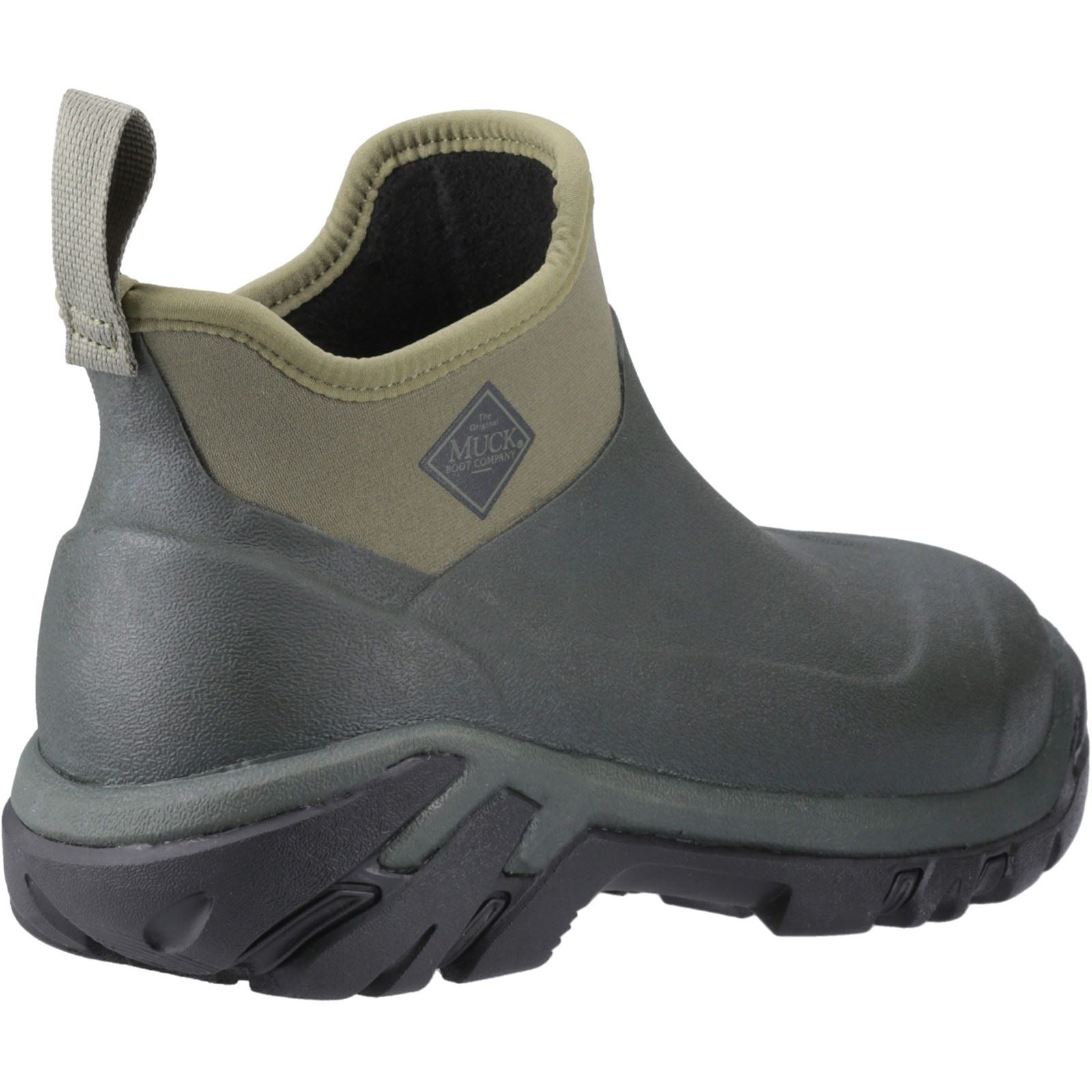 Muck Boots Woody Sport Bottes En Caoutchouc De Couleur Vert Mousse.