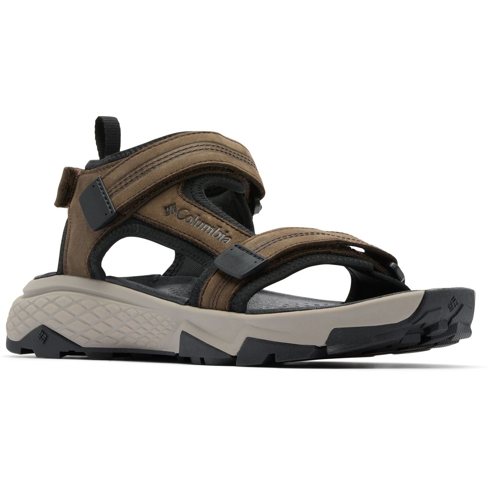 Columbia Peakfreak Rush Sandales En Cuir Pour Hommes En Cordovan/Picots