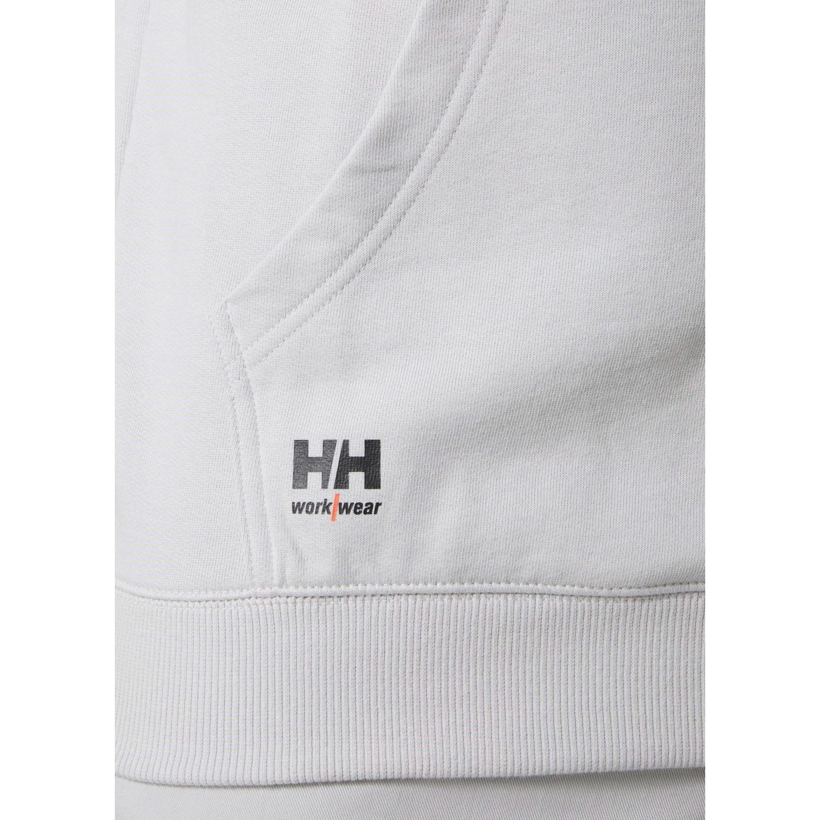 Helly Hansen Workwear Classic Sweat À Capuche Gris En Coton Pour Homme