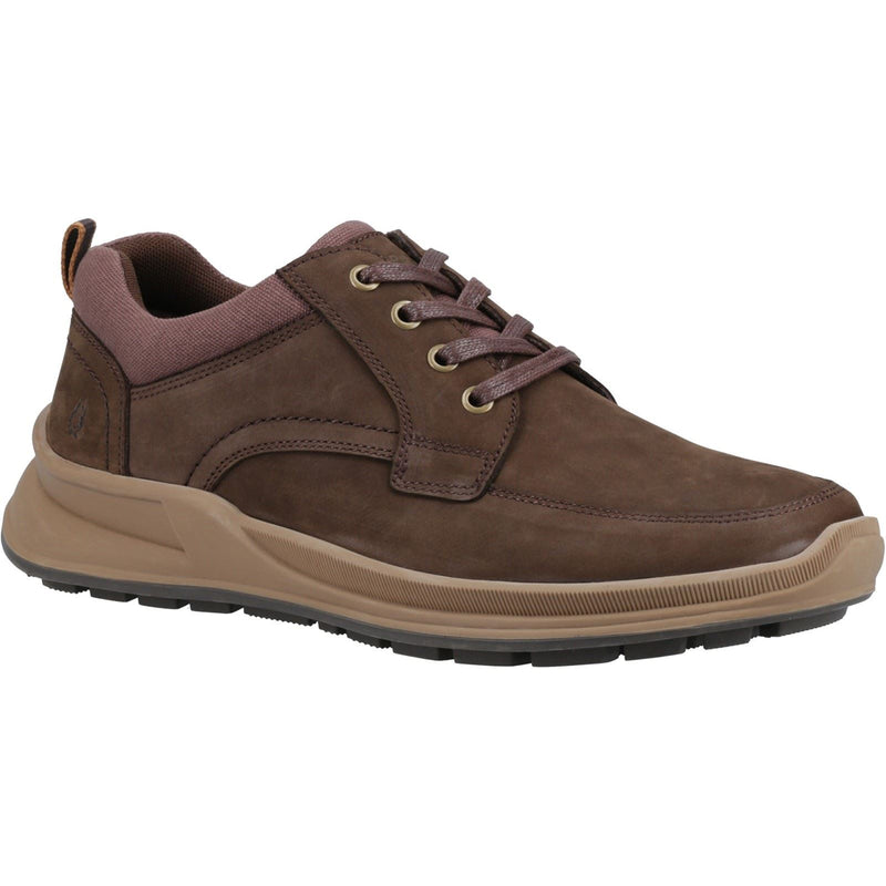 Hush Puppies Adam Chaussures À Lacets Marron Pour Hommes En Nubuck