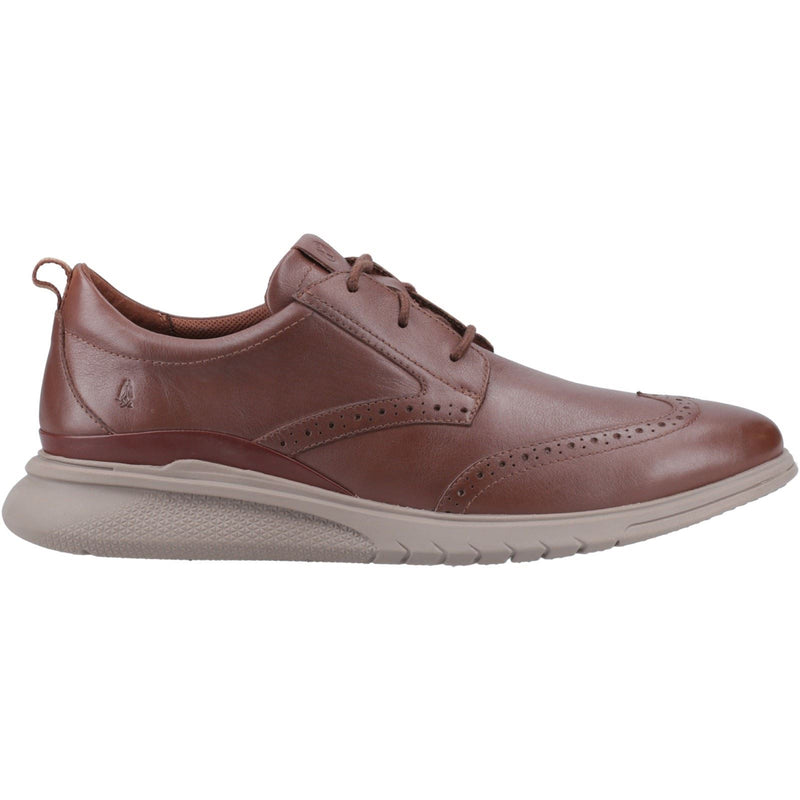 Hush Puppies Advance Chaussures À Lacets Pour Homme En Cuir Cappuccino