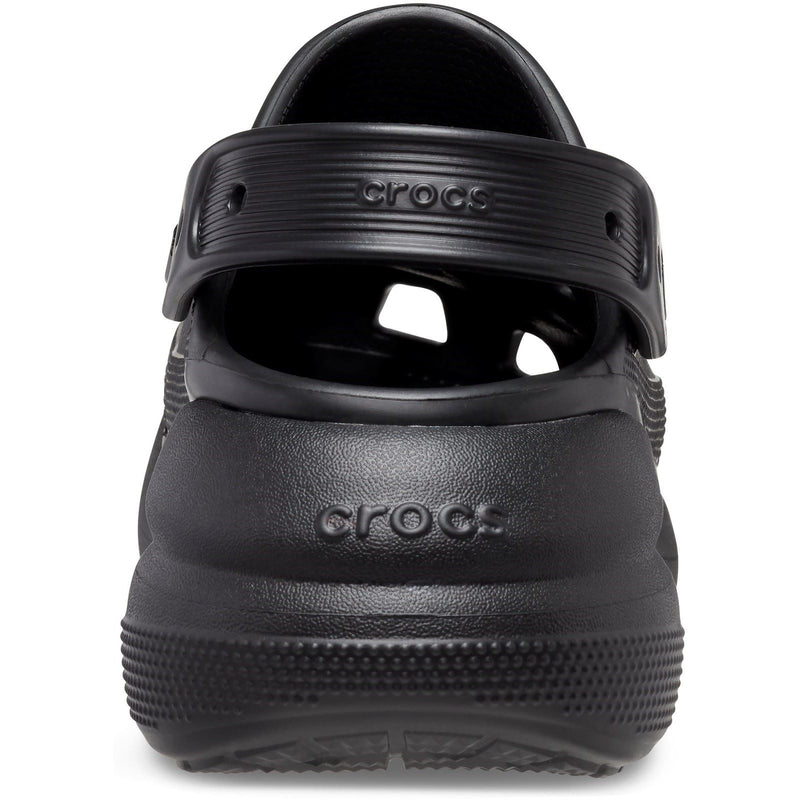 Crocs Classic Crush Les sabots noirs pour femmes Eva