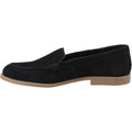 Hush Puppies Natasha Mocassins Noirs Pour Femmes En Cuir