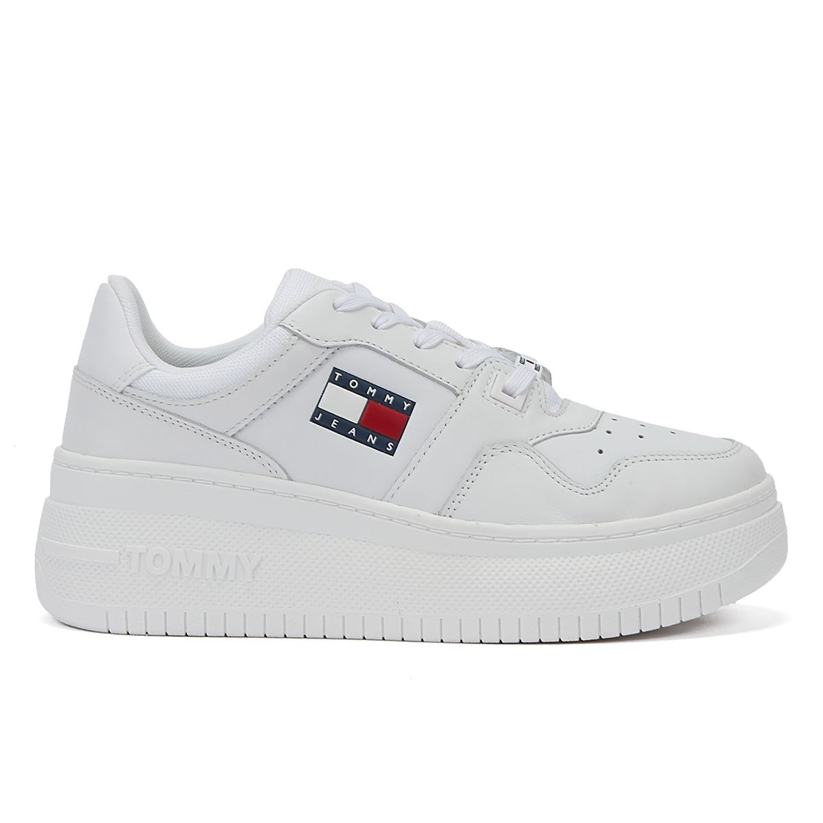 Tommy Hilfiger Tommy Jeans Basketball Plateforme Femmes Blanc Trainer